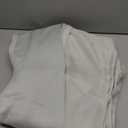 jinchan Linen Textured Room Darkening Curtain 108 Inches Long for Living Room Extra Long White Curtain Thermal Insulated Grommet Top Window Treatment for Bedroom Drape 1 Panel Stone White