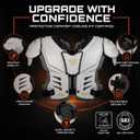 Legion Youth Football Shoulder Pads, Patents Pending, Lightweight, Optimized Mobility, Enhanced Impact Protection, Industry-Best Ventilation and Cooling (M-100, Large)