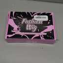 Lativ Auburn Wig with Bangs Short Bob Wigs With Dark Roots for Women Shoulder Length Ginger Wavy Curly Wigs Synthetic Fiber Wigs 14 Inches for Daily Party Use