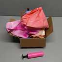 Qiuttnqn 6 PCS Fun Bouncy Balls,12 Inch Marbleized Bouncy Balls,Rubber Inflatable Kick Ball with Pump for Kids and Adults,Park,Beach,Playground,Indoor and Outdoor Games