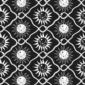 Peel and Stick Designer Wallpaper, Premium Boho Wallpaper for Bedroom, Powder Room, Kitchen, Self Adhesive, Vinyl, 30.75 Sq Ft Coverage (Sol Collection, Tuxedo Afternoon)