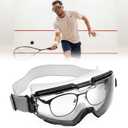 Xuhal Overglasses Protective Racquetball Eyeguard Goggles Over Glasses Squash Goggles Anti-fog Scratch Lenses Protection Eyewear Glasses for Indoor Squash