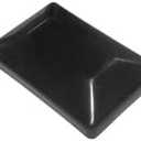 (24-Pack) Fence Post Caps - Protect Wooden Fence Poles Outdoor in Low Profile Made in USA (4x6 inch, Black, 24)