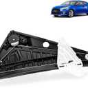 Left Front Power Window Regulator Driver Side (LH) Compatible with Hyundai Veloster 1.6L 2012 2013 2014 2015 2016 2017, Electric Window Regulator with Motor, Replace# 824012V010 82401-2V010