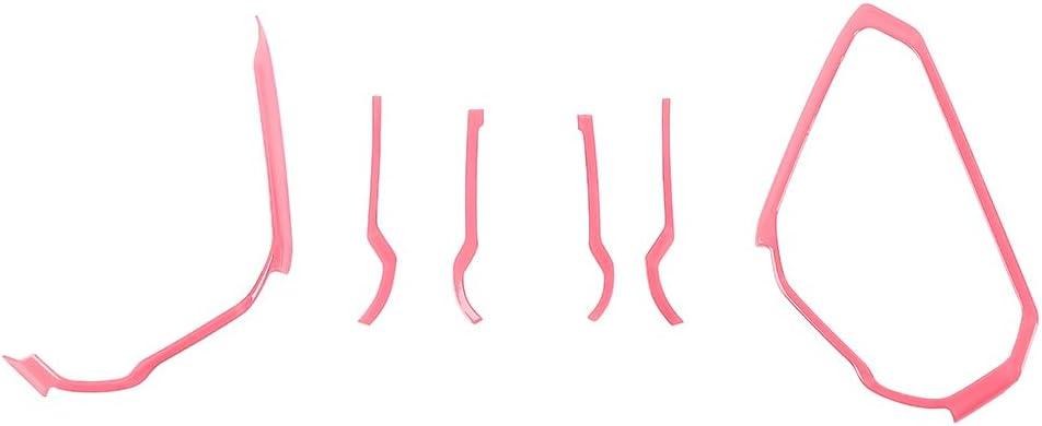 Voodonala Center Console Grab Handle Trim Cover Compatible with Ford Bronco Accessories 2021 2022 2023 2024, Pink