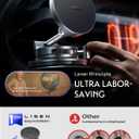 LISEN 15W Magsafe Car Mount Charger, Magnetic Wireless Car Charger, Suction Phone Mount, Vacuum Magnetic Phone Holder for Car Charger for iPhone 17 Pro Max 16 15 14 13 12, Samsung,Pixel, Gifts for Mom