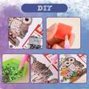 icceemee 2026 Calendar Desk Calendar DIY Diamond Painting Art with Animals theme Calendar, Monthly Flip Planner with To-Do List, Handmade Craft for Office & Home Decor Gift
