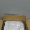 TIPGO Bathroom Trash Can with Lid, 4 Gallon / 15 Liter Small Garbage Can, Press Top Bin, Plastic Wastebasket with Pop-Up Lid for Bedroom, Living Room, Office (Black)