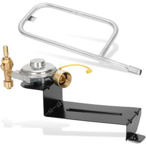 Upgraded 80476 Regulator 69956 Burner Tube Compatible with weber Q200/Q220 Series, 80476 Gas Regulator Replacement for weber Grill Parts: 394001, 396000, 396001, 396002, 566001, 566002