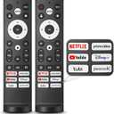 Pack of 2 for Hisense TV Remote Replacement, Compatible with Hisense Google UHD ULED QLED 4K Smart TVs