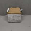 Mud Pie Napkin And Toothpick Holder; caddy 4 3/4" x 5 3/4" | napkin 5" x 5"