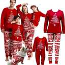 Christmas Pjs Matching Sets Xmas Holiday Pajamas for Adult Kids Baby Dog Family Sleepwear Loungewear Outfits, Special Size Type: Men, Size L