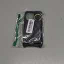 DEYHU for iPhone 15 Pro Max Case with Card Holder and Strap for Women,Crossbody Lanyard, Make Up Mirror,Ring Stand,Snap Clasp,Cute Phone Wallet Cases 6.7 inch - Black