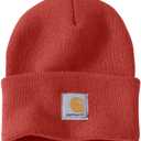 Carhartt Men's Knit Cuffed Beanie Closeout (Orange)