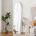 ZHUNFA Full Length Mirror,58"x16" 3" in Mirrors for Wall Full Length,Standing or Leaning,Full Body Mirrors with Aluminum Alloy Frame,Home Decor,Gold