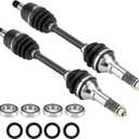 CV Axle & Wheel Bearing Front Left/Right Assembly for Yamaha Grizzly 350 (without IRS) 2007-2011, Grizzly 400 2007 2008, Kodiak 400 2003-2006, Wolverine 450 2006-2010