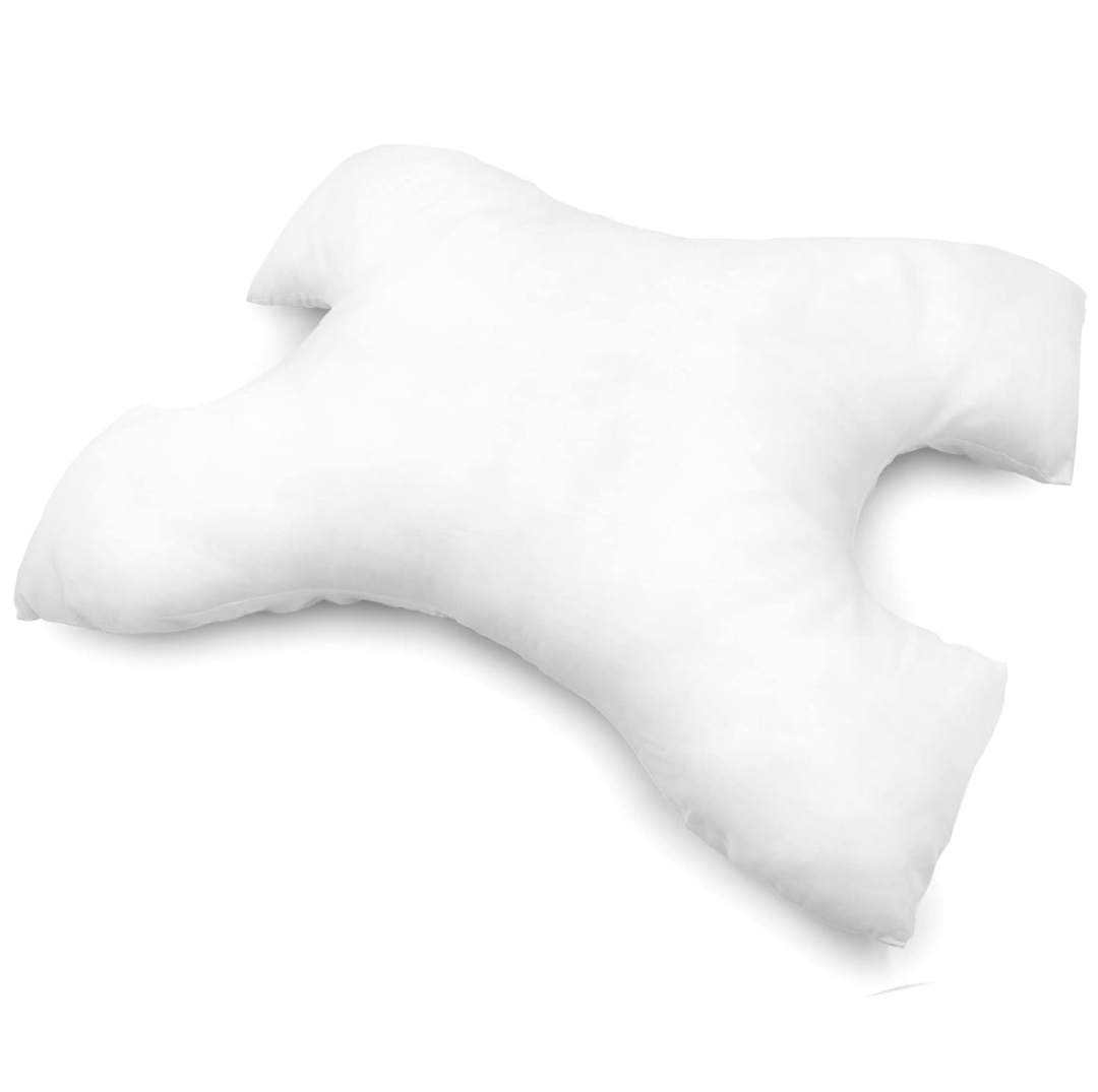 CPAP Fiber Filled Sleep Aid Pillow, Suitable for All CPAP Masks, Increases Comfort by Reducing Mask Pressure, Minimizes Air Leaks, Aligns Neck, Shoulders, and Spine, FSA & HSA Eligible