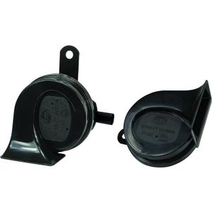 HELLA 012010881 Black 12V BX Trumpet Horn Kit (Bmw)