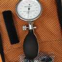 LotFancy Aneroid Sphygmomanometer Stethoscope Kit, 5-in-1 Manual Blood Pressure bp Cuff, for Infant, Child Pediatric, Adult, Large Adult, Thigh Cuffs, Portable Carrying Case Included