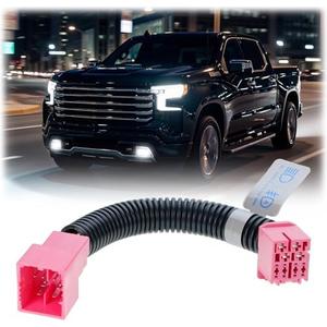 Auto Fog All Lights Mod Harness Compatible with 2022-2026 GMC Sierra Chevy Silverado 1500, 2024-2026 2500 3500 HD Fog Lights Always On When Intellibeam/High Beams/Auto Headlamps On PlugPlay Error Free