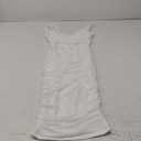 Lily Surplice Ruched Mesh Bodycon Midi Dress With Straps, Size 08