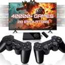 Retro Gaming Console for TV with 2.4G Wireless Controllers, Retro Game Stick with 40,000+ Classic Games and 28 Builtin Emulators, Video Gaming Stick HDMI Output, Plug & Play