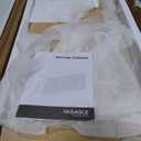 VASAGLE MAXE Collection - Buffet Cabinet, Fluted Console Cabinet, Sideboard with Adjustable Shelves, Mid Century Modern Buffet Table, 15.8 x 58.3 x 31.5 Inches, Oak Beige UBBK382Y01S