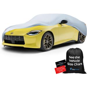 EzyShade 10-Layer Waterproof Sports Car Cover. See Vehicle Size-Chart for Accurate Fit. All Weather Full Outdoor Covers. Miata Porsche SLK Z3 Z4 Classic Cars. Sun Snow Rain. Size C1 (See SizeChart) (Reflective)