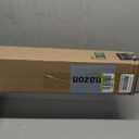 Persilux Cordless Zebra Blinds for Windows Shades with Jacquard Pattern Dual Layer Light Filtering Sheer Shades Room Darkening Roller Shades for Home, Easy to Install (36" W x 72" H, Dark Grey)