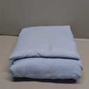 DREAMCARE Queen Sheet Set - 6 pcs Breathable Cooling Bed Sheets - up to 15" Deep Pocket Queen Sheets Set with Side Pockets - Extra Soft 100% Brushed Hypoallergenic Hotel Luxury Bedding - L Blue