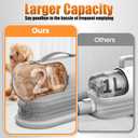 AIRROBO Dog Grooming Vacuum and Kit with Clipper Nail Trimmer Grinder, 12000Pa Pet Vacuum for Shedding Grooming, 2L Large Capacity Dog Hair Vacuum with 8 Pet Grooming Tools, PG100 Plus (Light Gray-8-in-1)