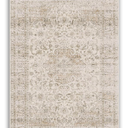 8x10 Washable Beige Vintage Area Rug for Living Room Bedroom Large Traditional Low Pile Soft Carpet Non-Slip Thin Retro Distressed Accent Throw Rug for Dining Room Office Kitchen Indoor