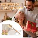 8 Pieces Dish Brush Set, Kitchen Cleaning Set,with Pot Brushes and Cleaning Cloths, Wooden Handle Scrubbers for Kitchen Cleaning Dishes, Pans, Bottles, Pots, Vegetables