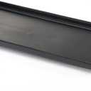 Ceramic Bathroom Tray,Kitchen Sink Organizer Tray,Cosmetics Holder (Black)