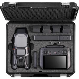 Waterproof Hard Case Compatible with DJI Mavic 3 Pro/Classic/Combo/Cine Accessories, Travel Carrying Storage Bag for Mavic 3 Series Fly More Combo/Cine Premium Combo (Case and Foam Only)