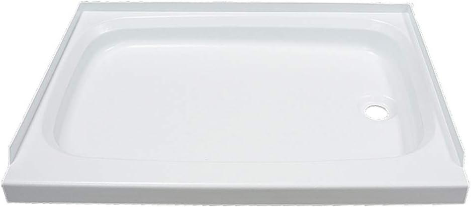 Lippert Replacement Shower Pan with Right Drain for RVs, Travel Trailers, 5th Wheels and Motorhomes, 24" x 40"