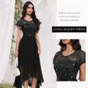 BeryLove Formal Dresses for Women 2026 Wedding Guest with Slit Cocktail Elegant Lace Long Prom Dress, XXL