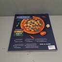 Pizza Pan - 14 Inch Nonstick Pizza Pan for Oven with Widen Handles for Cooking, Baking, and Grilling - Durable, Even Heating, Long-Lasting Kitchen Cookware (1, Grey)