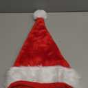 Iioscre Santa Hat Adult Christmas Hats - Santa Claus Hat for Women Men - Xmas Holiday Party (1 Pcs)