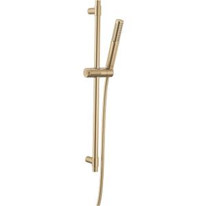 Delta 2-Setting Brushed Gold Wall Mount Handheld Shower Head with ProClean Spray, Hand Held Shower Head and Hose with High Pressure Spray, Lumicoat Champagne Bronze 51537-CZ-PR