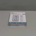 Indoor Outdoor Thermometer Wireless Weather Station, Temperature Humidity Monitor Battery Powered Inside Outside Thermometers with 330ft Range Remote Sensor and Backlight DisplayMetal Black