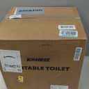Kohree 5.8 Gal Camping Toilet: Portable Toilet for Adults with Diagonal Elongated Bowl Seat, Large Waste Tank, Leak-Proof Cassette with Level Indicator, RV Travel Porta Potty for Boat Trip Home Use