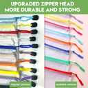 36pcs Large A4 Mesh Zipper Pouch File Bags YOPCDJ Reusable Zippered Pouches for Organizing Classroom, Board Game Storage, Puzzle Bags