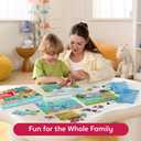 SYNCFUN 4 Packs Magical Dinosaur Wooden Puzzles Glow in The Dark, 35 & 24 PCS Puzzles Board for Preschool Educational Toddlers, Dinosaur Toys for Kids Ages 3-5 Birthday Valentine Easter Gifts