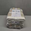 UBBCARE 4 Pack Large Woven Storage Baskets for Organizing, Clothes/Towel/Sweater Organizer for Closet, Storage Baskets Bins for Shelves, Blanket Basket, 17''Lx13''Wx7.5''H, Light Brown/White