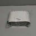 SUBEKYU Mini Trash Can with Lid,Small Desk Trash Can,Countertop Mini Garbage Cans,Tiny Waste Basket,White,with 3 roll Bags