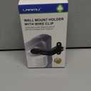 LANMU Wall Mount Holder Compatible with Shark IX141 IX141AMZ IZ462H IZ682H IZ377H IZ376H IZ387H Pet Cordless Stick Vacuum and Handheld Vac CH951 CH950, wiht Cable Organizer Clip