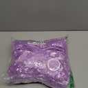 Newwiee 54 Pcs Rose Purple Sequin Chair Sashes and Table Runners, 48 Sequin Chair Bows, 6 Glitter Table Runners for Birthday Party Wedding Banquet Holiday Decorations