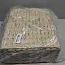 Wicker Trash Can with Lid and Liner,Boho Decotative Small Bathroom Trash Cans,Waterproof Slim Waste Basket for Bedroom,Home Office,3 Gallon (white)