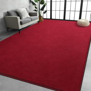 Large Area Rugs for Living Room Bedroom, Minimalist Modern Shag Rug, Soft, 7' x 10'